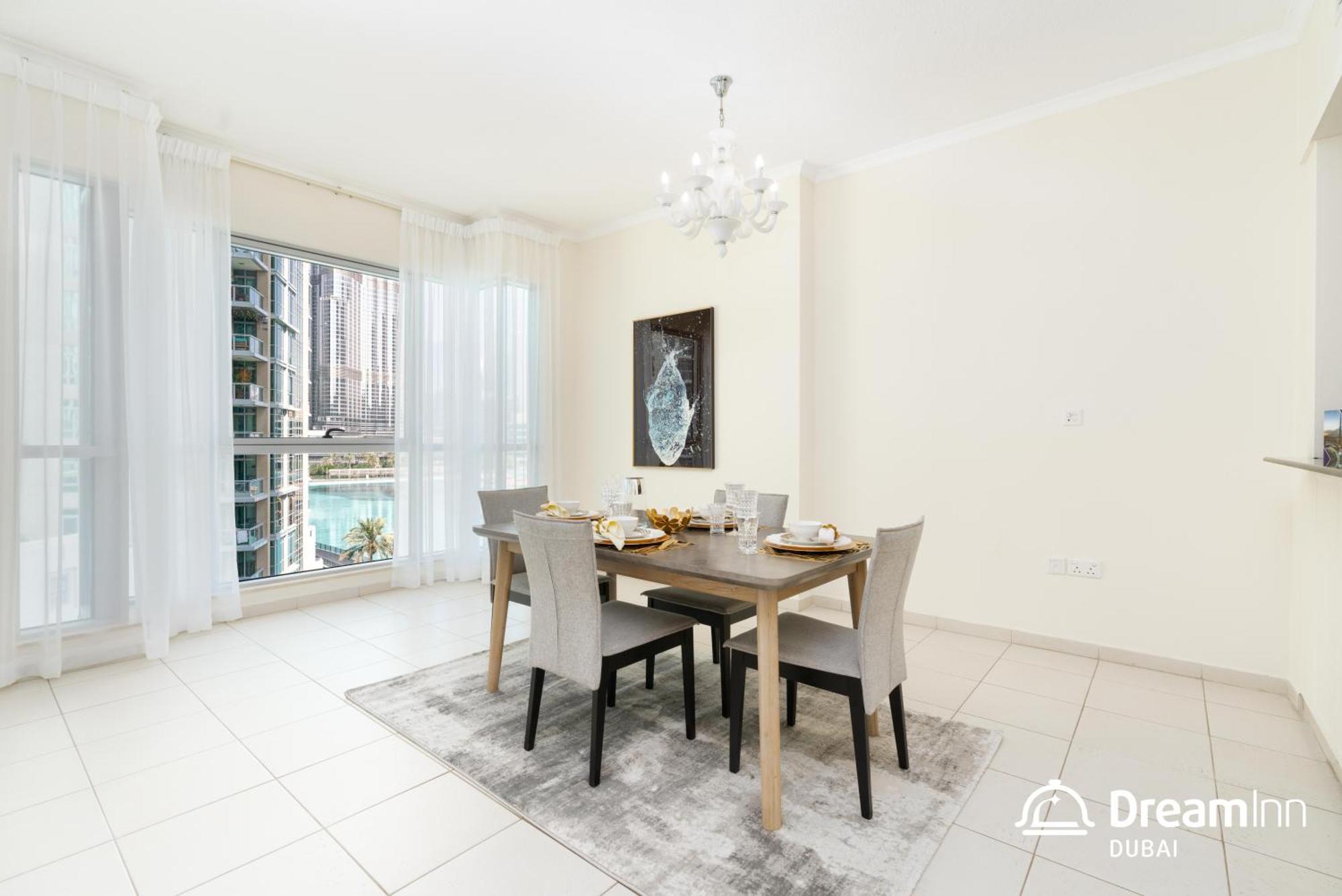 Dream Inn Apartments - Burj Residences Burj Khalifa View Dubai Bagian luar foto