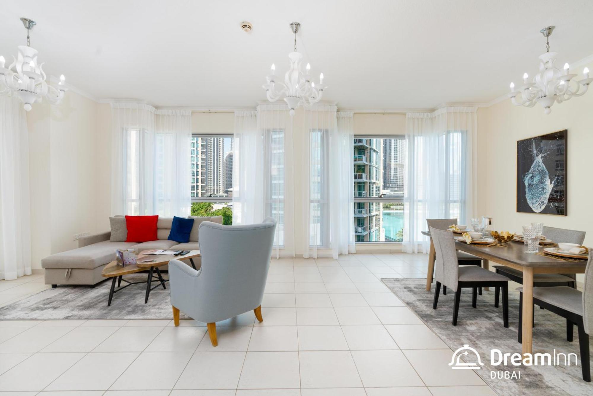 Dream Inn Apartments - Burj Residences Burj Khalifa View Dubai Bagian luar foto