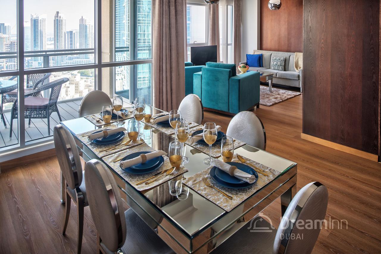 Dream Inn Apartments - Burj Residences Burj Khalifa View Dubai Bagian luar foto